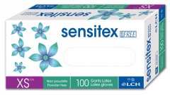 Gants d’examen en latex non
poudrés Sensitex  53-712