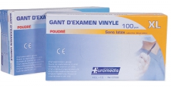 Gant d’examen vinyle poudré  53-682